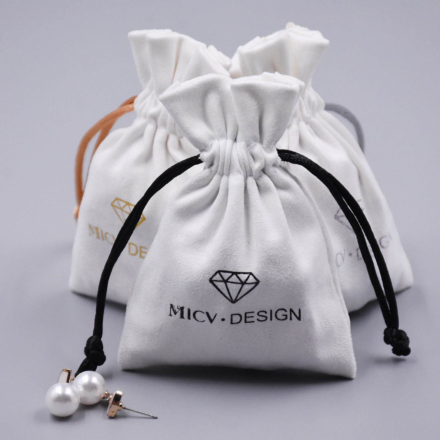 Velvet Drawstring Jewelry Pouch