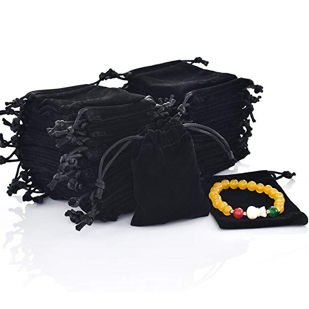  Velvet Drawstring Jewelry Pouch