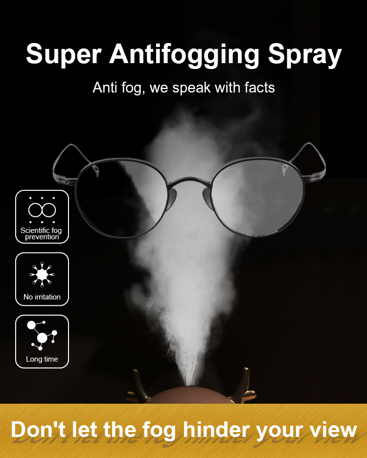 Anti-Fog Lens Cleaner Spray Kit