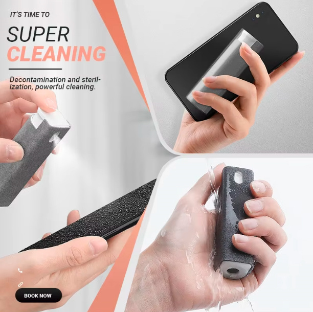 Custom Shape Portable Phone Glasses Lens Cleaner Spray